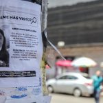 Vista de un cartel con el retrato y datos de una adolescente desaparecida, el 19 de junio de 2022 en la ciudad de Tijuana, estado de Baja California (México). EFE/Joebeth Terriquez