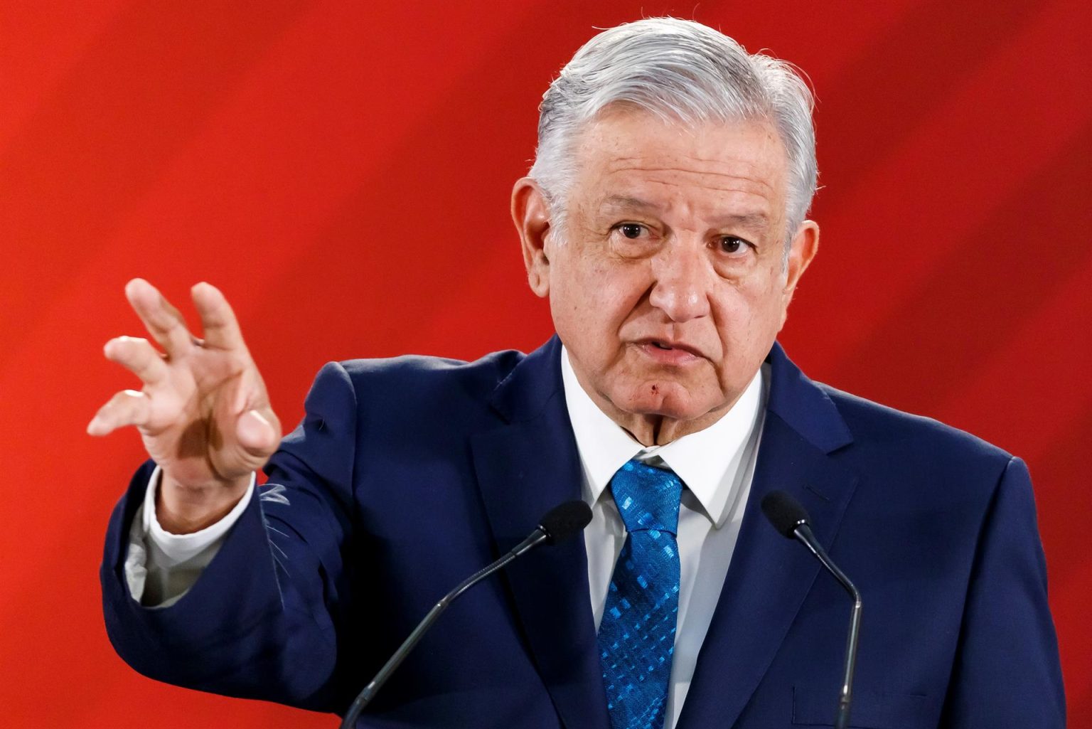 Imagen de archivo del presidente de México, Andrés Manuel López Obrador. EFE/ José Méndez