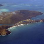 Vista aérea de Tortola en las Islas Vírgenes Británicas. Imagen de archivo. EFE/Andrea De Silva