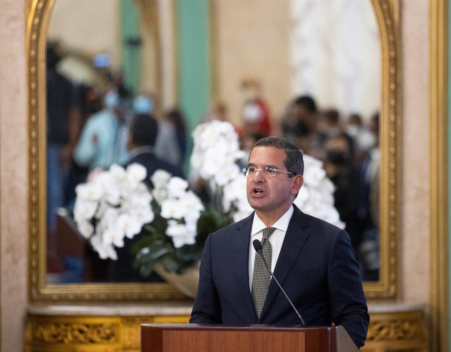 Fotografía de archivo del gobernador de Puerto Rico, Pedro Pierluisi. EFE/ Orlando Barría