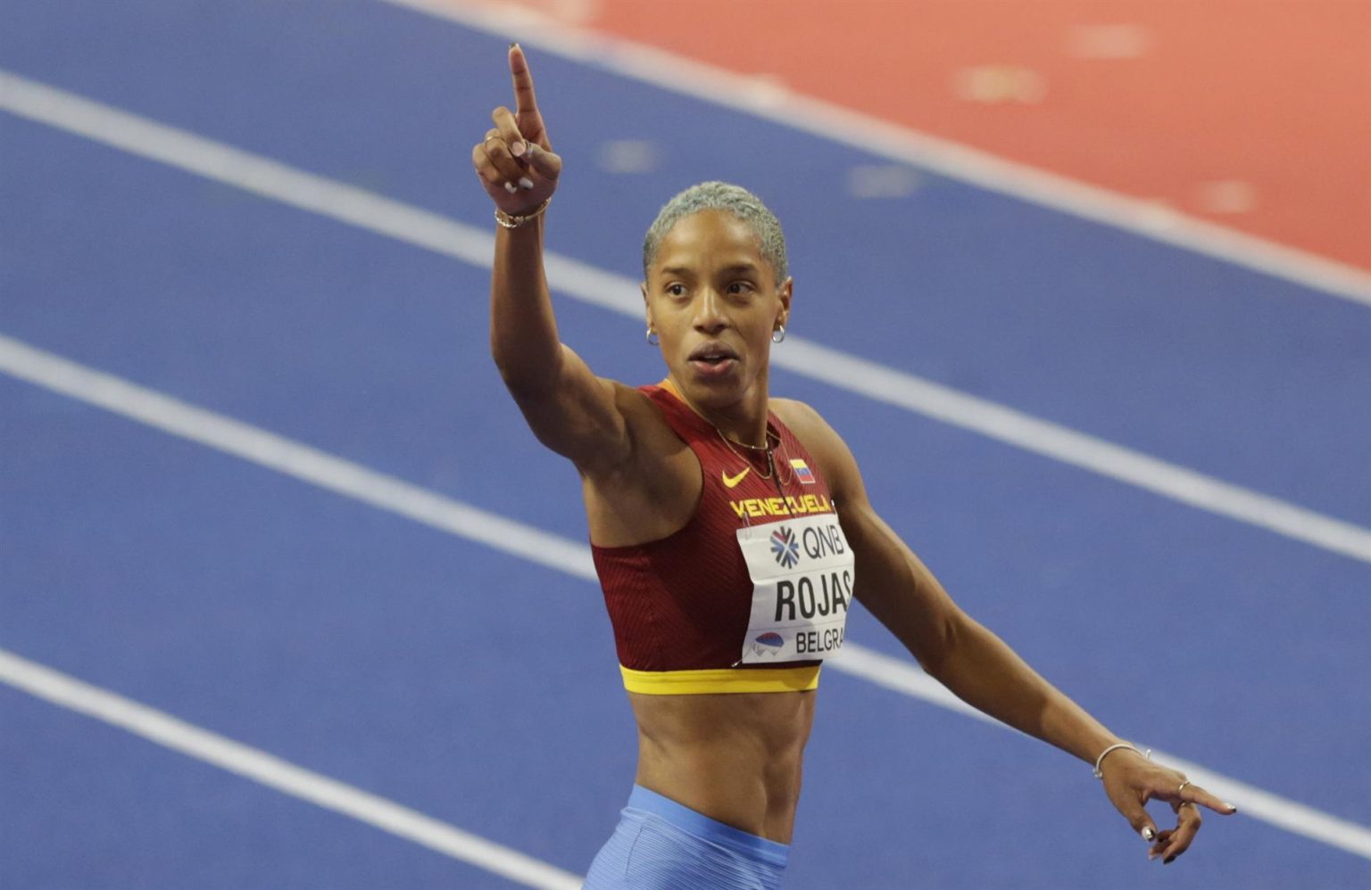 La atleta venezolana Yulimar Rojas, en una fotografía de archivo. EFE/Andrej Cukic