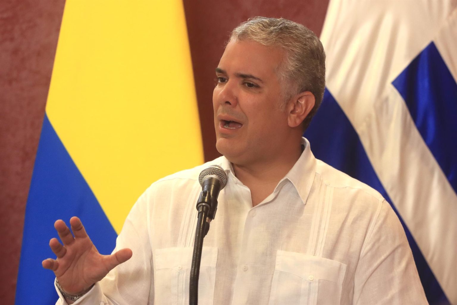 Fotografía de archivo del presidente de Colombia, Iván Duque. EFE/ Ricardo Maldonado Rozo