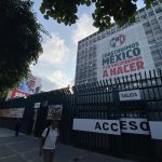 Vista hoy de la sede del Partido Revolucionario Institucional (PRI) en Ciudad de México (México).  EFE/Alex Cruz