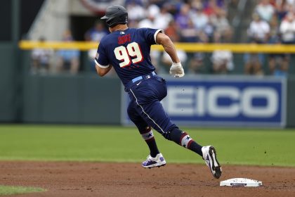 37 jonrones lleva ya Aaron Judge, espectacular con el bate en este curso y que con su vuelacercas de dos carreras este domingo puso su granito de arena en la victoria de los Yanquis de Nueva York a domicilio contra los Orioles de Baltimore. Foto de archivo. EFE/EPA/JOHN G. MABANGLO