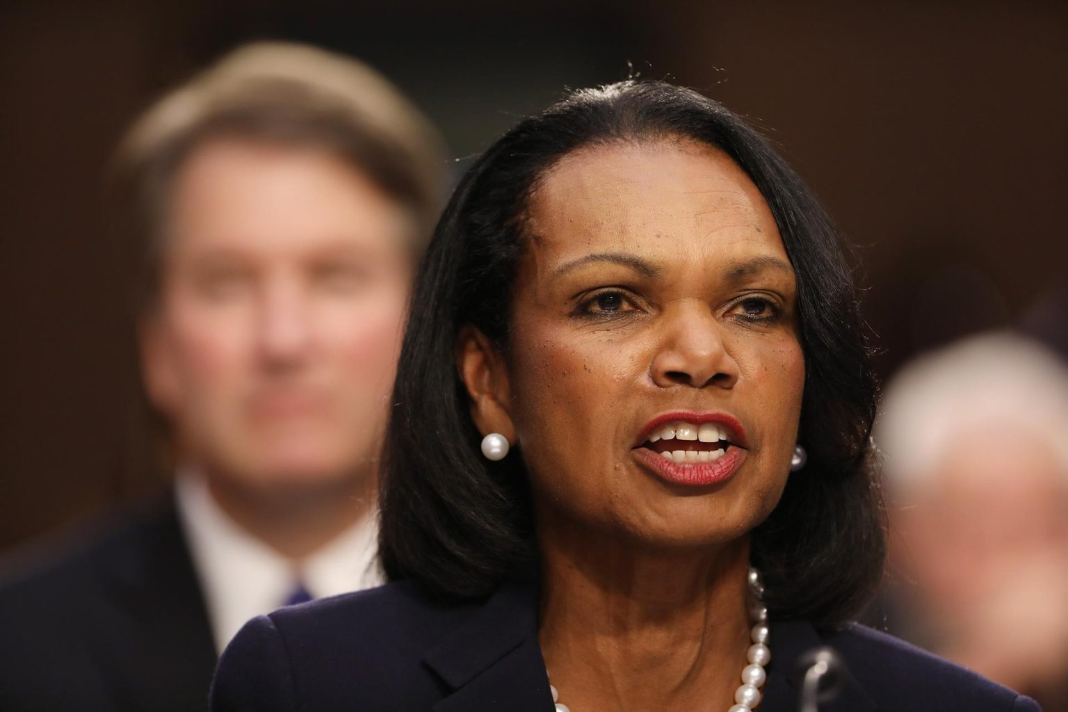 La exsecretaria de Estado de EE. UU., Condoleezza Rice. Imagen de archivo. EPA / JIM LO SCALZO