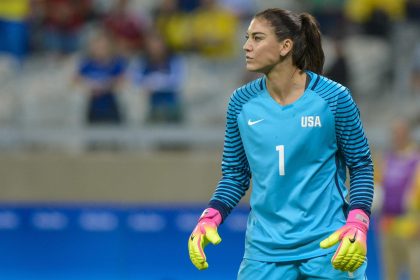 La exportera estadounidense Hope Solo, en una fotografía de archivo. EFE/Daniel Oliveira