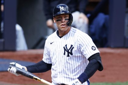 El jardinero derecho de los New York Yankees Aaron Judge, en una fotografía de archivo. EFE/EPA/JASON SZENES