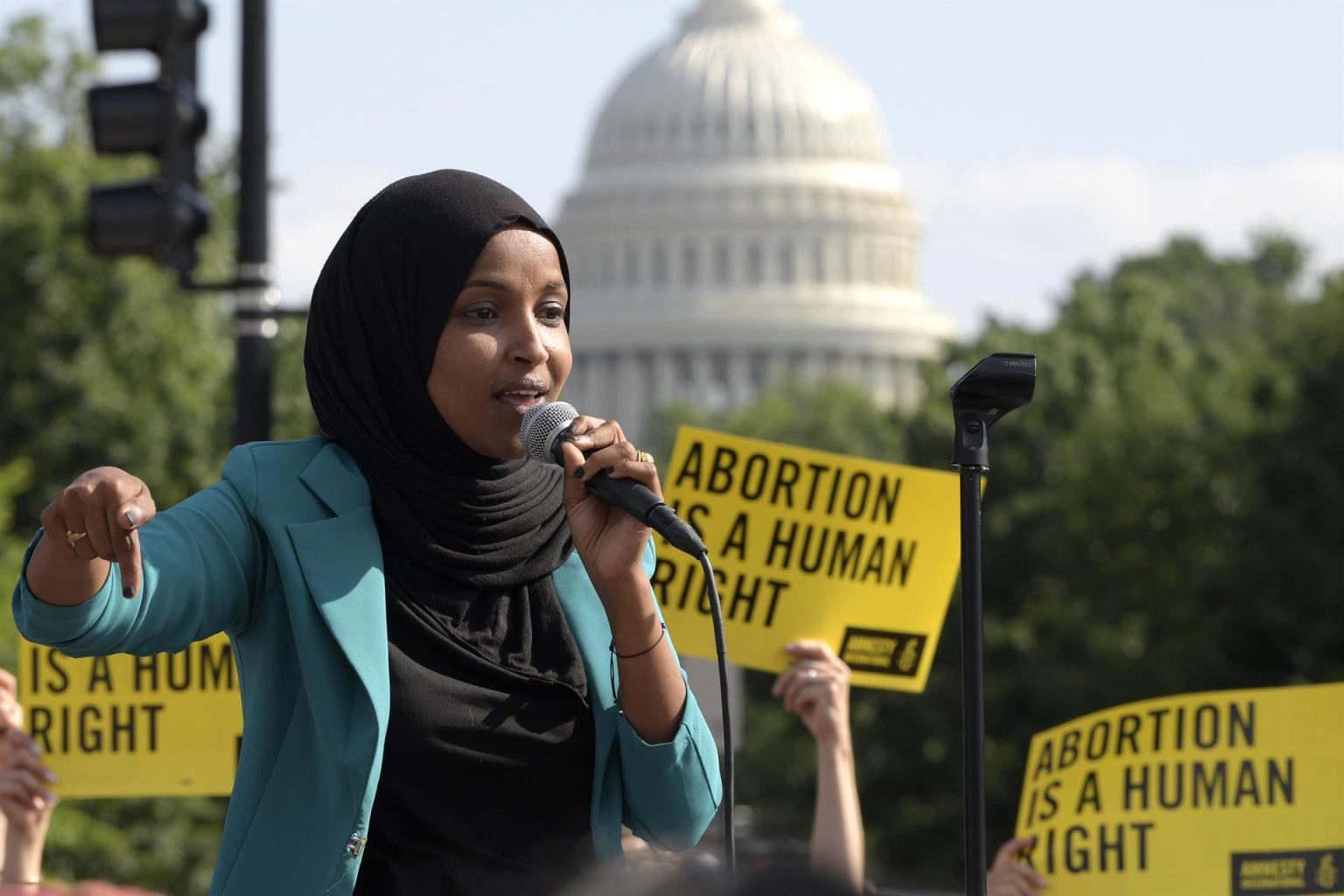 La congresista demócrata por Minnesota Ilhan Omar. Imagen de archivo. EFE/ Lenin Nolly