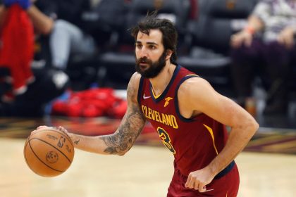 El jugador de los Cleveland Cavaliers Ricky Rubio, en una fotografía de archivo. EFE/ David Maxwell