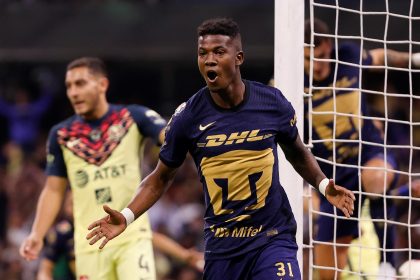 El futbolista ecuatoriano Washington Corozo, cuando hacía parte del plantel de Pumas, en una fotografía de archivo. EFE/José Méndez