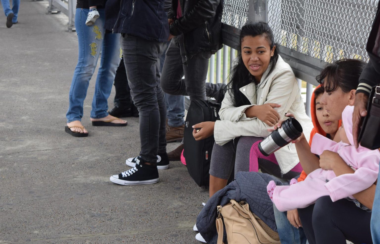 Fotografía de archivo de inmigrantes cubanos en espera de resolver su situación migratoria. EFE/Alex Segura Lozano
[ACOMPAÑA CRÓNICA: EEUU CUBA]