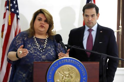 Imagen de archivo en la que se observa a la representante de Puerto Rico ante la Cámara de Representantes de Estados Unidos, Jenniffer González-Colón. EFE/Thais Llorca