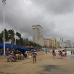 Fotografía de archivo de un aspecto general de la nubosidad en el puerto de Acapulco propiciado por una tormenta tropical, en Acapulco en el Pacífico mexicano. EFE/Francisca Meza