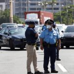 Vista de unos agentes de la policía en San Juan (Puerto Rico). Imagen de archivo. EFE/ Thais Llorca