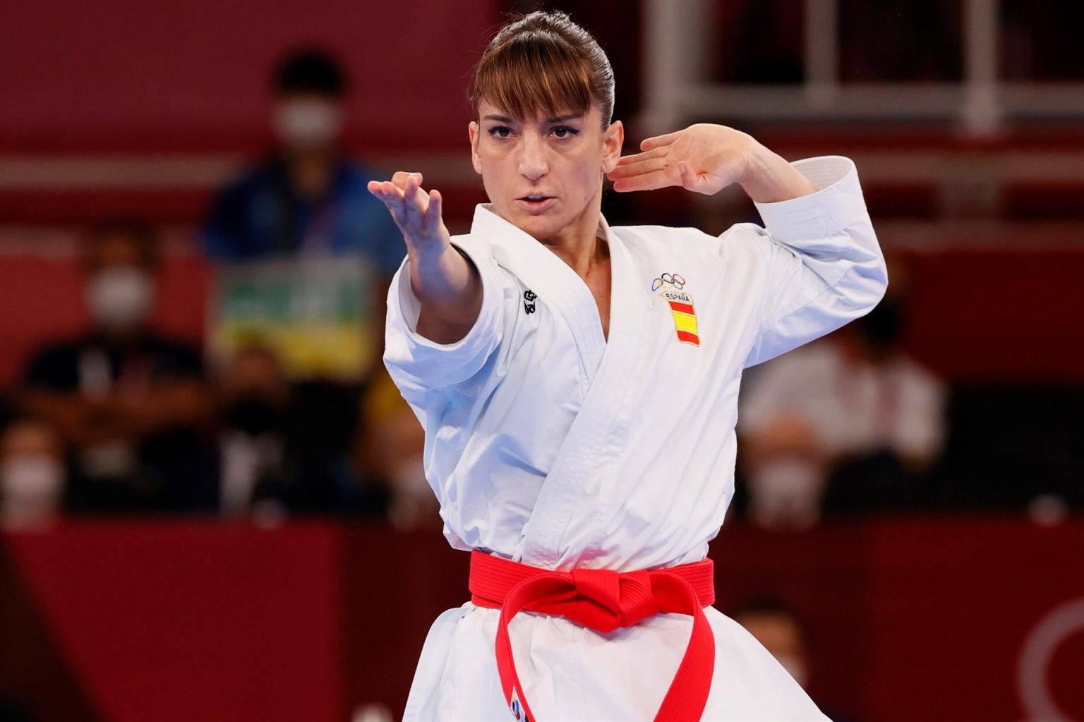 La karateca española Sandra Sánchez, en una fotografía de archivo. EFE/Lavandeira Jr.