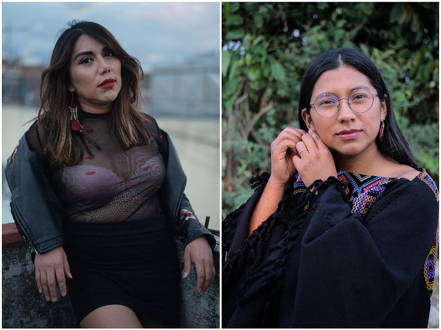 Combo de fotografías cedidas por MTV Latinoamérica donde se observa a las activistas mexicanas Natalia Lane (i) y Mitzy Violeta Cortés (d). EFE/ MTV Latinoamérica / SOLO USO EDITORIAL/ SOLO DISPONIBLE PARA ILUSTRAR LA NOTICIA QUE ACOMPAÑA (CRÉDITO OBLIGATORIO)