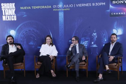 (i,d) Los empresarios Amaury Vergara, Marisa Lazo, Braulio Arsuaga y Alejandro Litchi participan en una entrevista con Efe, el 29 de junio de 2022, en la Ciudad de México (México). EFE/ Mario Guzmán