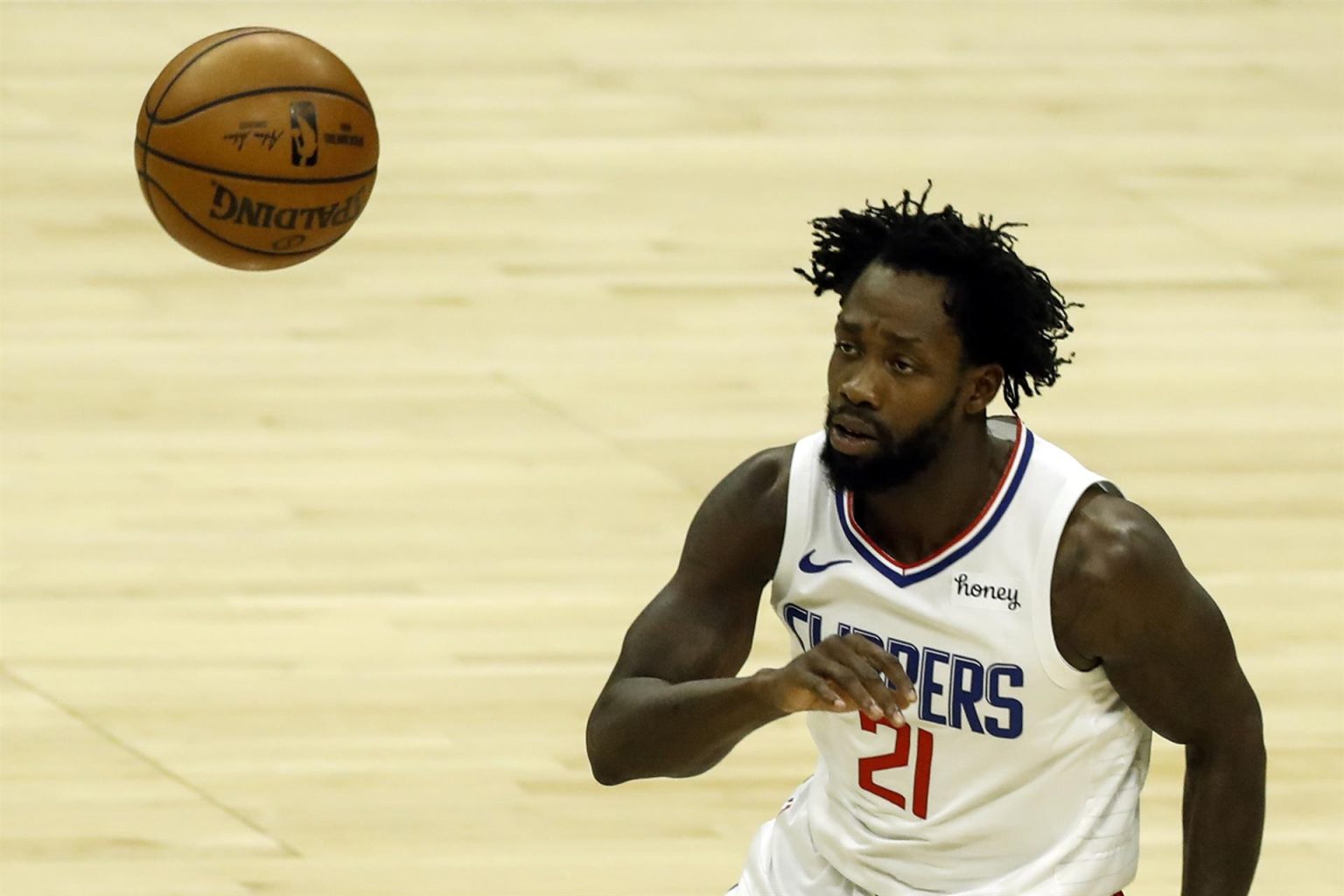 El estadounidense Patrick Beverley, en una fotografía de archivo. EFE/Etienne Laurent