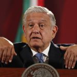 El presidente de México, Andrés Manuel López Obrador, habla hoy durante su rueda de prensa matutina en Palacio Nacional, en Ciudad de México (México). EFE/Mario Guzmán