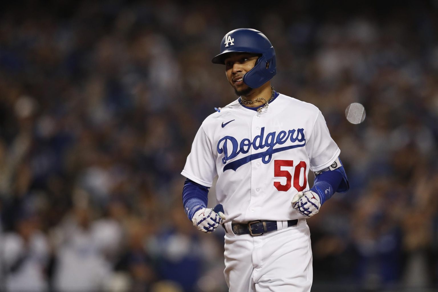 El jugador de Los Angeles Dodgers Mookie Betts, en una fotografía de archivo. EFE/EPA/Caroline Brehman