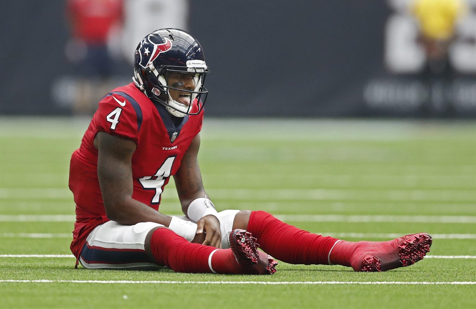 Imagen de archivo del quarterback Deshaun Watson. EFE/EPA/LARRY W. SMITH