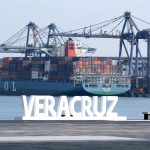 Fotografía de archivo fechada el 27 de agosto de 2019 que muestra a un contenedor en el Puerto de Veracruz (México). EFE/Víctor Yáñez