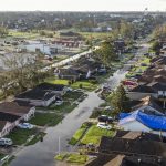 Vista aérea de los daños ocasionados por el huracán Ida en La Place, Louisiana (Estados Unidos). Imagen de archivo. EFE/ Tannen Maury