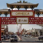 Fotografía de la entrada al barrio chino la Chinesca, el 12 de agosto de 2022, en Mexicali, Baja California (México). EFE/Joebeth Terriquez