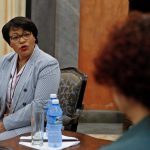 Fotografía de archivo de la alcaldesa de New Orleans, LaToya Cantrell. EFE/ Yander Zamora