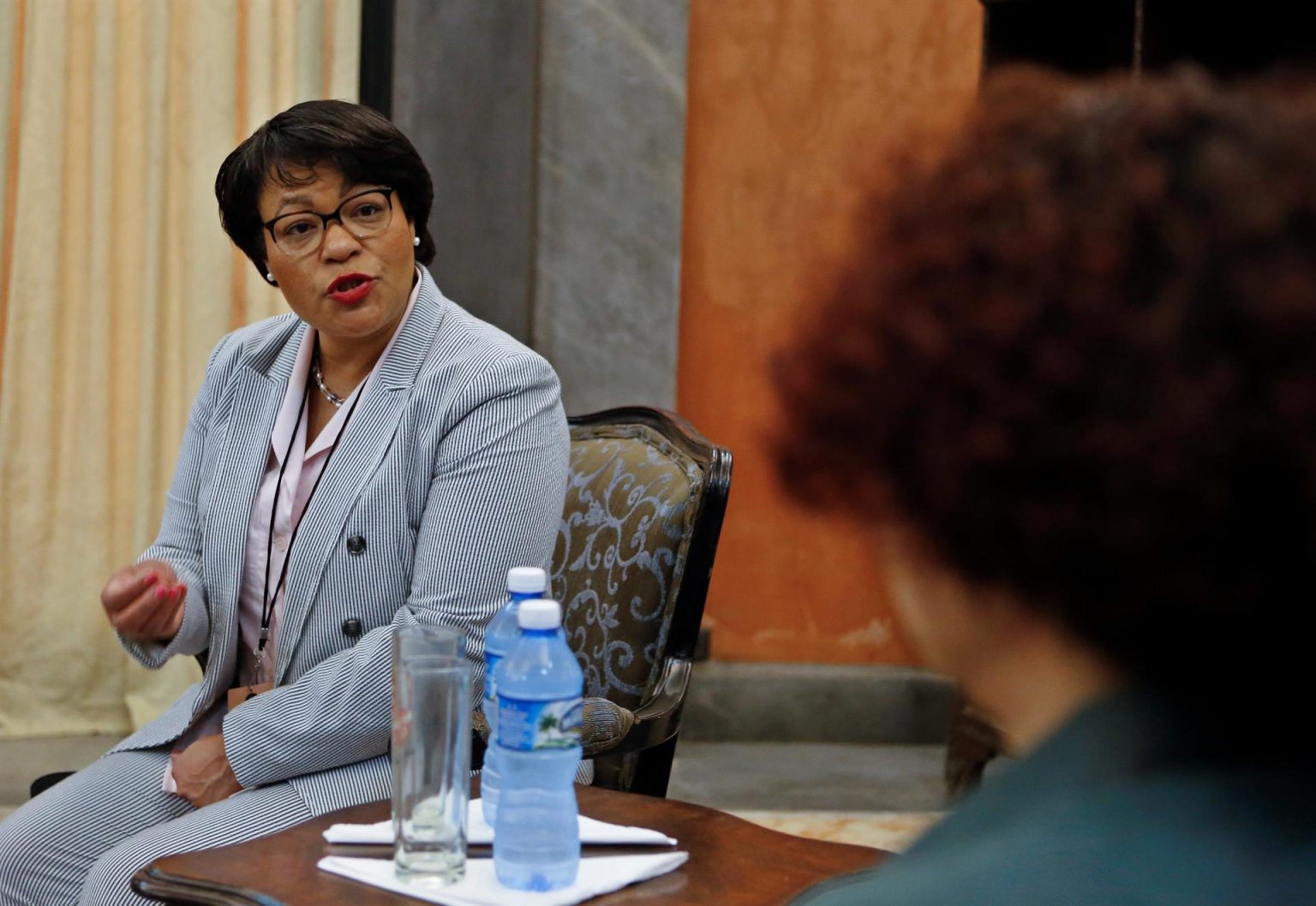 Fotografía de archivo de la alcaldesa de New Orleans, LaToya Cantrell. EFE/ Yander Zamora