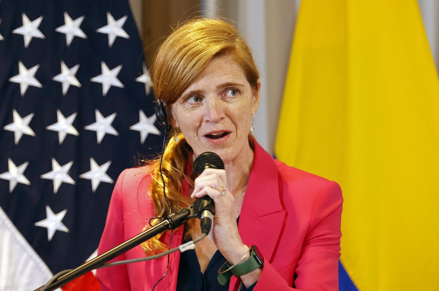 Fotografía de archivo de la administradora de la Agencia de Estados Unidos para el Desarrollo Internacional (Usaid), Samantha Power. EFE/ Mauricio Dueñas Castañeda