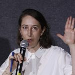 La directora general de la Gira Ambulante, Paulina Suárez, habla hoy, durante una conferencia de prensa en Ciudad de México (México).  EFE/Mario Guzmán