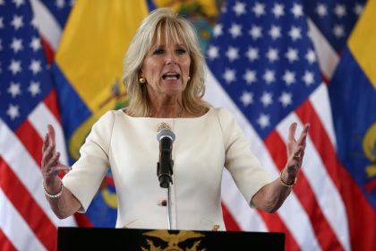 Fotografía de archivo de la primera dama de EE.UU, Jill Biden. EFE/ José Jácome