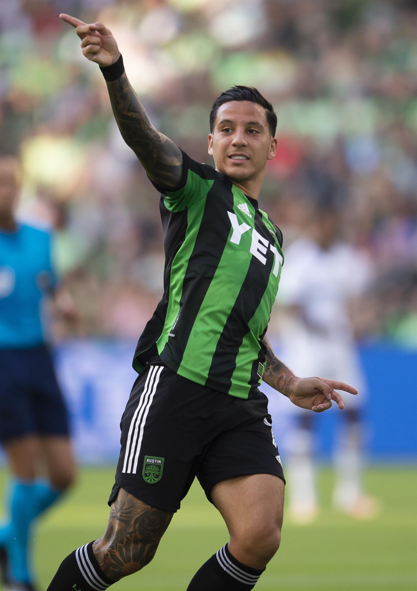 El delantero del Austin FC Sebastián Driussi, en una fotografía de archivo. EFE/Darren Abate