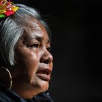 Bertha Nava, madre de Julio Cesar Ramírez Nava estudiante de la escuela normal de Ayotzinapa, habla en entrevista con Efe, el 21 de septiembre de 2022, en el municipio de Tixtla, Guerrero (México). EFE/David Guzmán