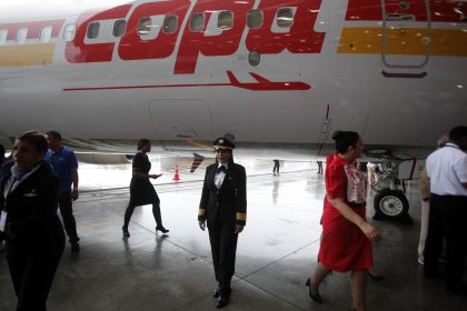 Fotografía de archivo de la celebración de Copa Airlines. EFE/ Carlos Lemos