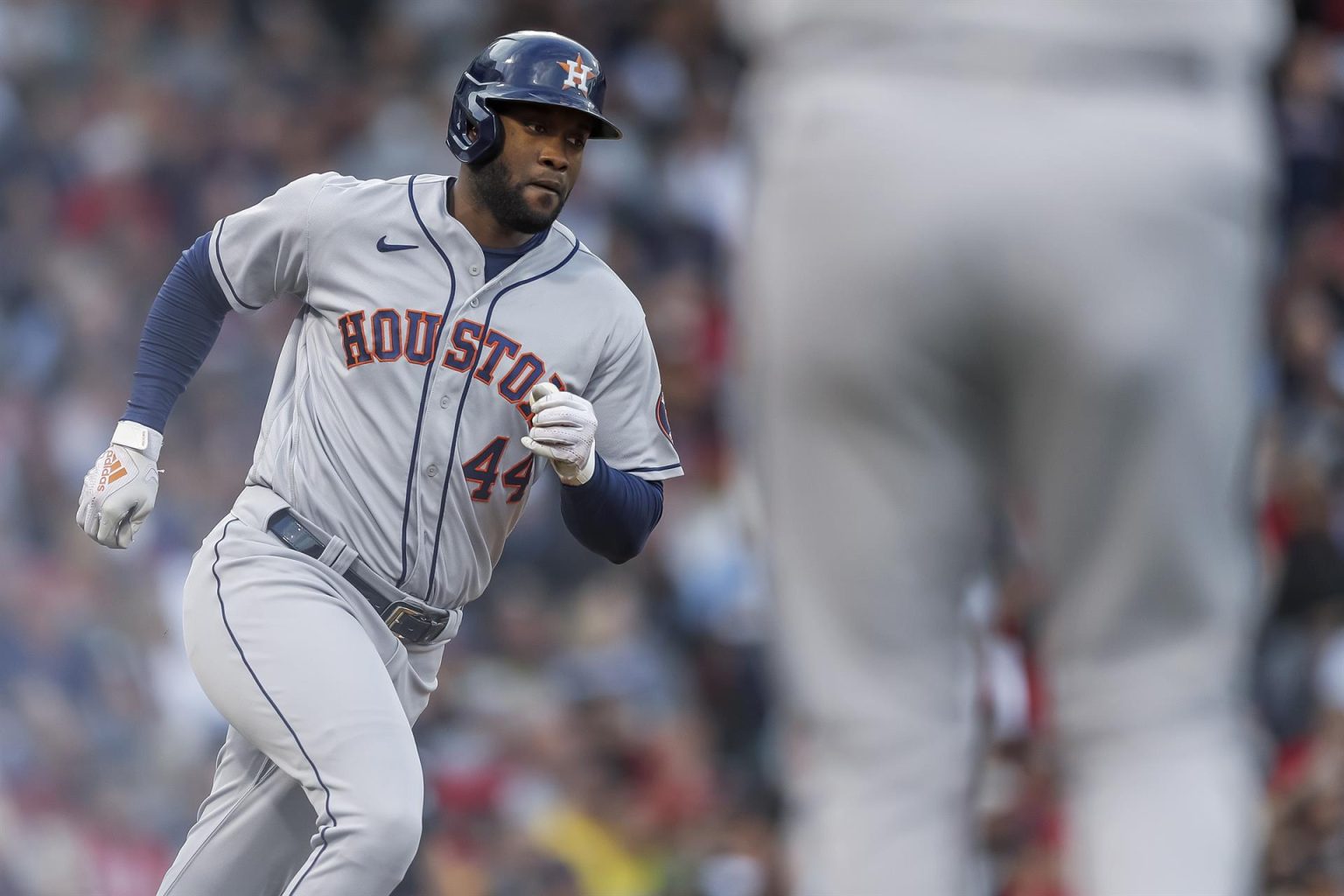 El jugador de los Houston Astros Yordan Álvarez, en una fotografía de archivo. EFE/EPA/CJ Gunther