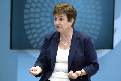 La directora gerente del Fondo Monetario Internacional (FMI), Kristalina Georgieva, imagen de archivo. EFE/Lenin Nolly