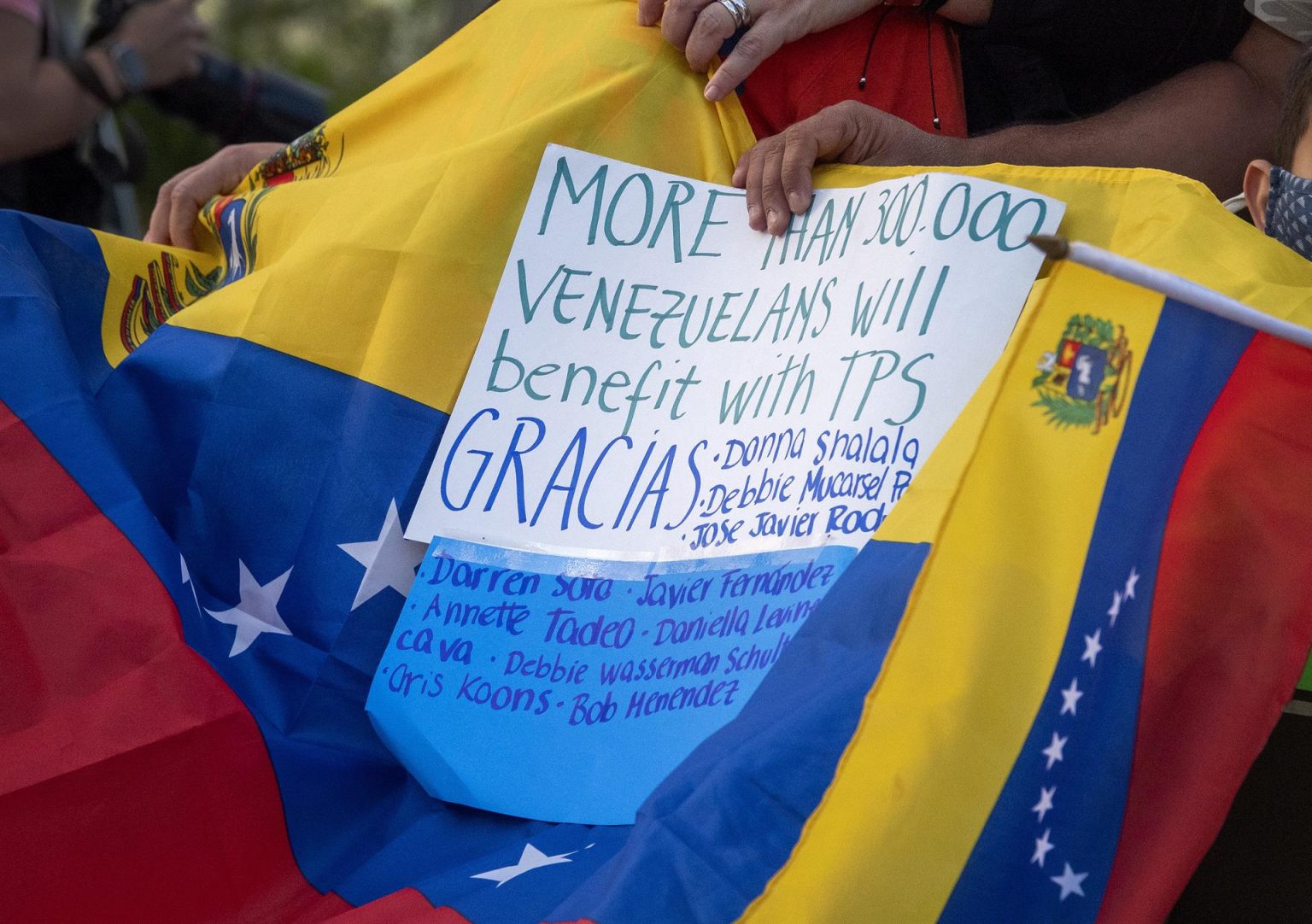 El Gobierno del presidente Joe Biden otorgó en marzo de 2021 el TPS para los venezolanos, y el DHS calculó que unas 323.000 personas podrían acceder a ese beneficio. EFE/EPA/CRISTOBAL HERRERA-ULASHKEVICH