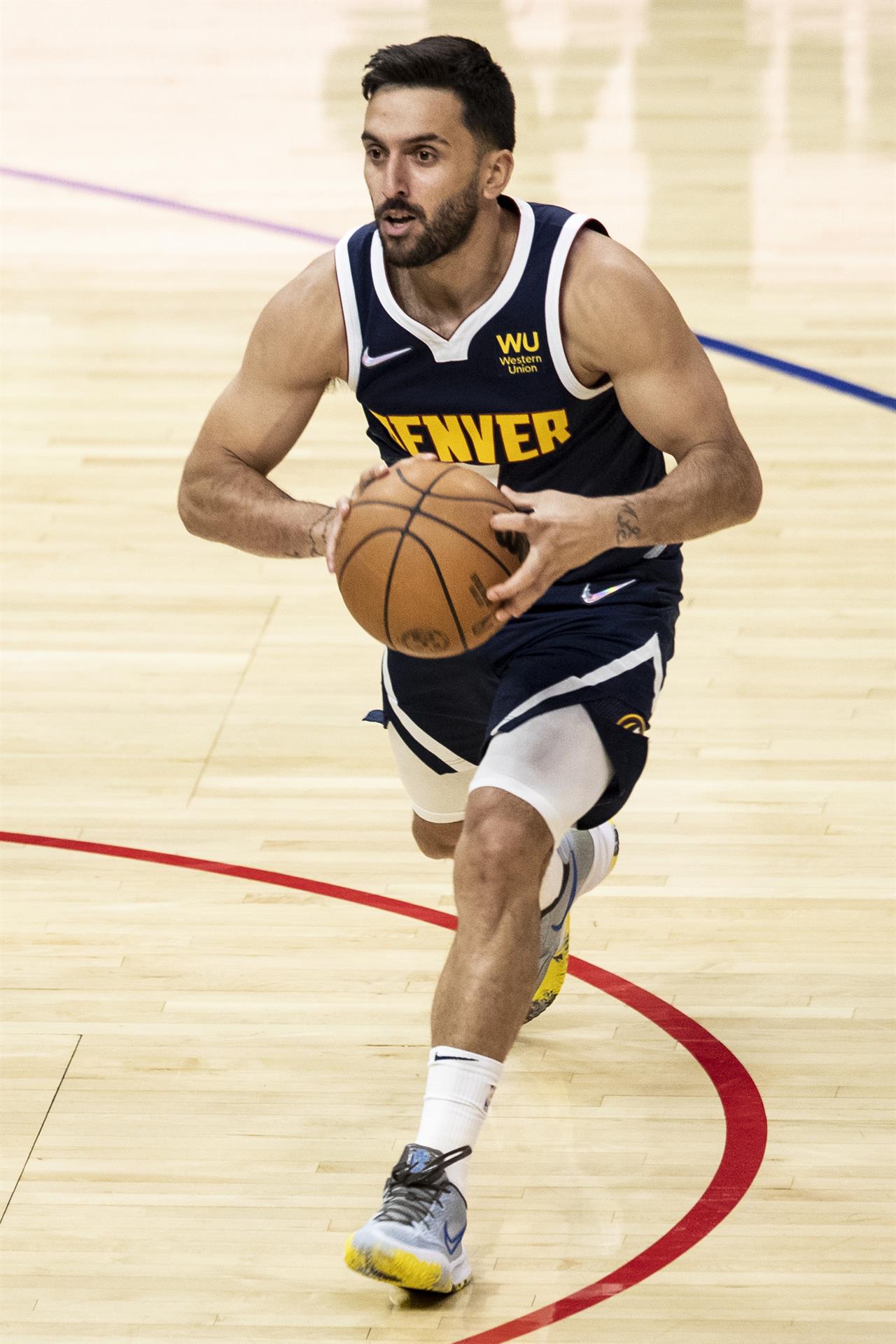 Foto de archivo del jugador argentino Facundo Campazzo. EFE/EPA/ETIENNE LAURENT