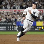 El jardinero derecho de los Yankees de Nueva York, Aaron Judge, en una fotografía de archivo. EFE/Justin Lane