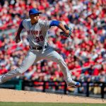 Fotografía de archivo en la que se registró al puertorriqueño Edwin Diaz, lanzador relevista de los Mets de Nueva York y quien fue llamado para integrar el equipo de Puerto Rico en el Clásico Mundial de Béisbol de marzo próximo. EFE/Erik S. Lesser