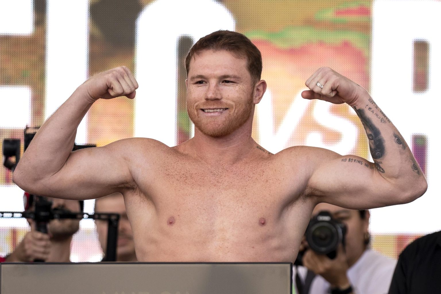 El boxeador Saúl 'Canelo' Álvarez, en una fotografía de archivo. EFE/EPA/ETIENNE LAURENT