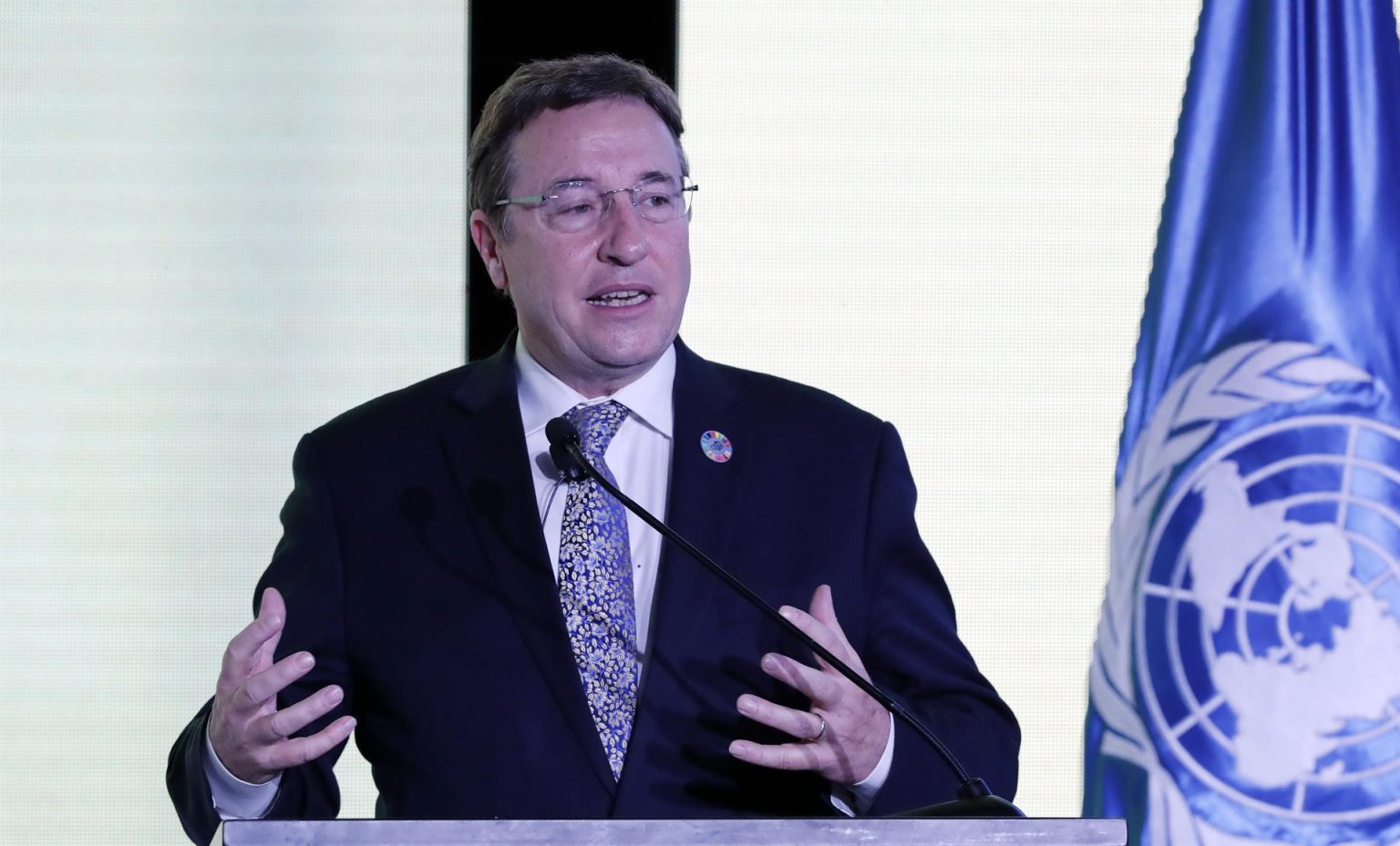 Imagen de archivo del administrador del Programa de las Naciones Unidas para el Desarrollo (PNUD), Achim Steiner. EFE/Mauricio Dueñas Castañeda