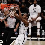 Kevin Durant (c) de los Brooklyn Nets, en una fotografía de archivo. EFE/Peter Foley