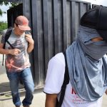 Vista de un grupo de migrantes hondureños que fueron detenidos. Fotografía de archivo. EFE/ José Valle