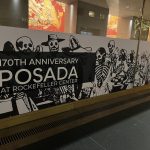 Vista hoy de la muestra sobre el grabador mexicano José Guadalupe Posada en el Rockefeller Center, en Nueva York (EE.UU). EFE/ Nora Quintanilla