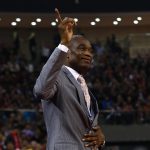 El exjugador de baloncesto Dikembe Mutombo, en una fotografía de archivo. EFE/Rolex Dela Pena