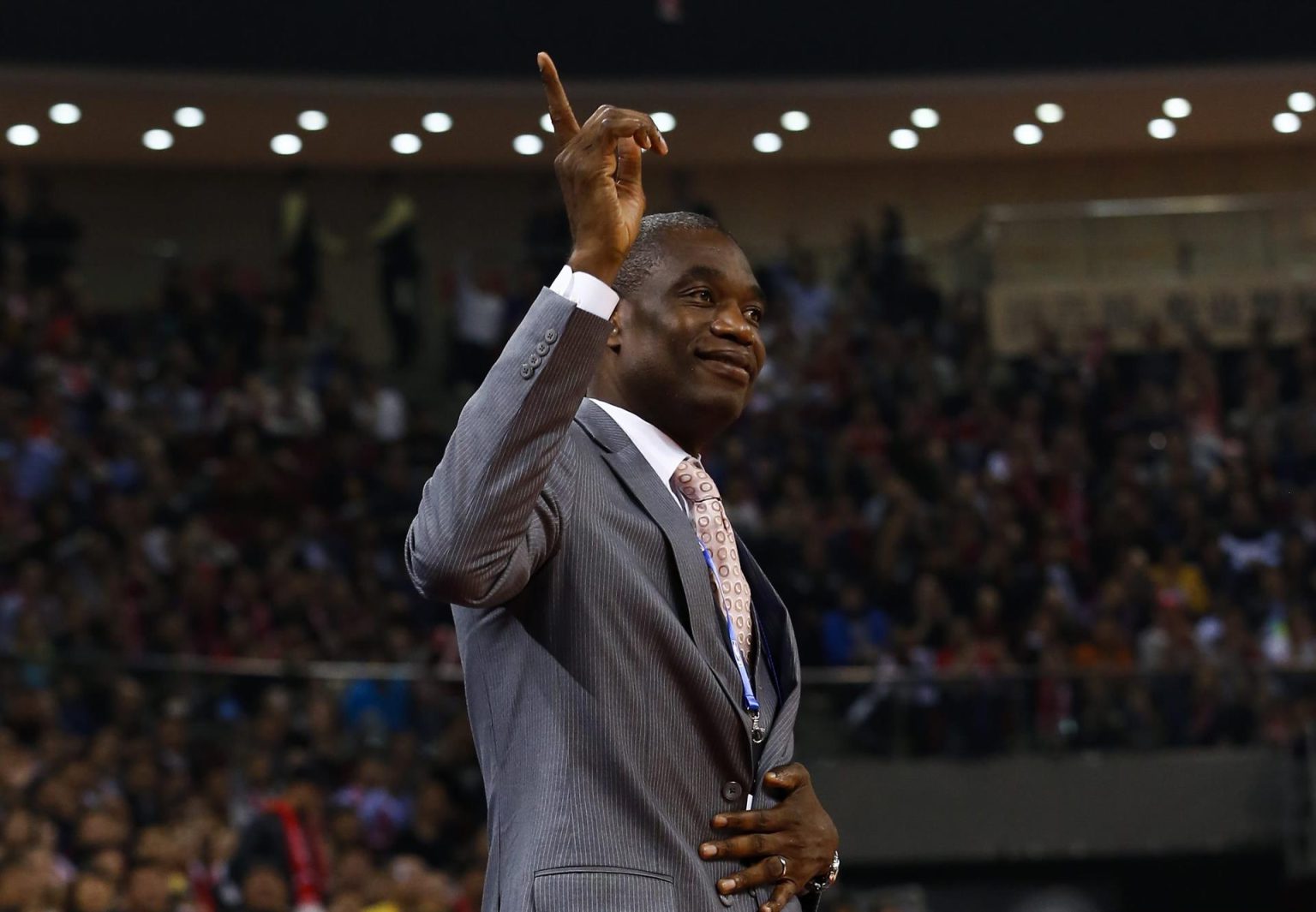 El exjugador de baloncesto Dikembe Mutombo, en una fotografía de archivo. EFE/Rolex Dela Pena