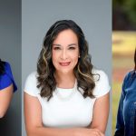 Fotografías de campaña donde aparecen las latinas republicanas (de izq. a dcha.) Mayra Flores, Mónica de La Cruz y Cassy García, conocidas como "La triple amenaza", que buscan conquistar con la ayuda del voto latino los distritos 34, 15 y 28, todos fronterizos con México. EFE/Fotos de campaña /SOLO USO EDITORIAL /NO VENTAS /SOLO DISPONIBLE PARA ILUSTRAR LA NOTICIA QUE ACOMPAÑA /CRÉDITO OBLIGATORIO